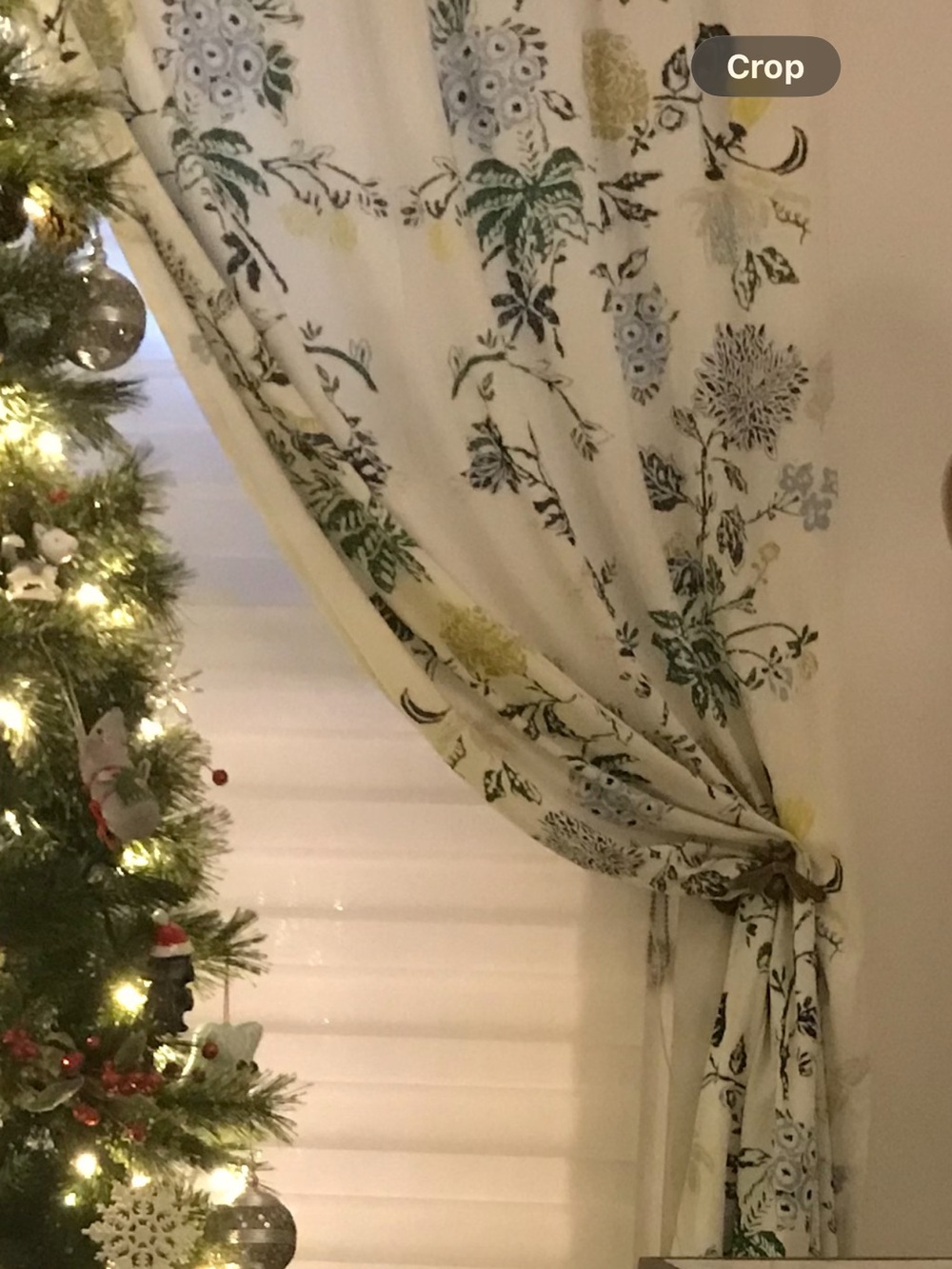 Anthro cotton curtains- 2 panels